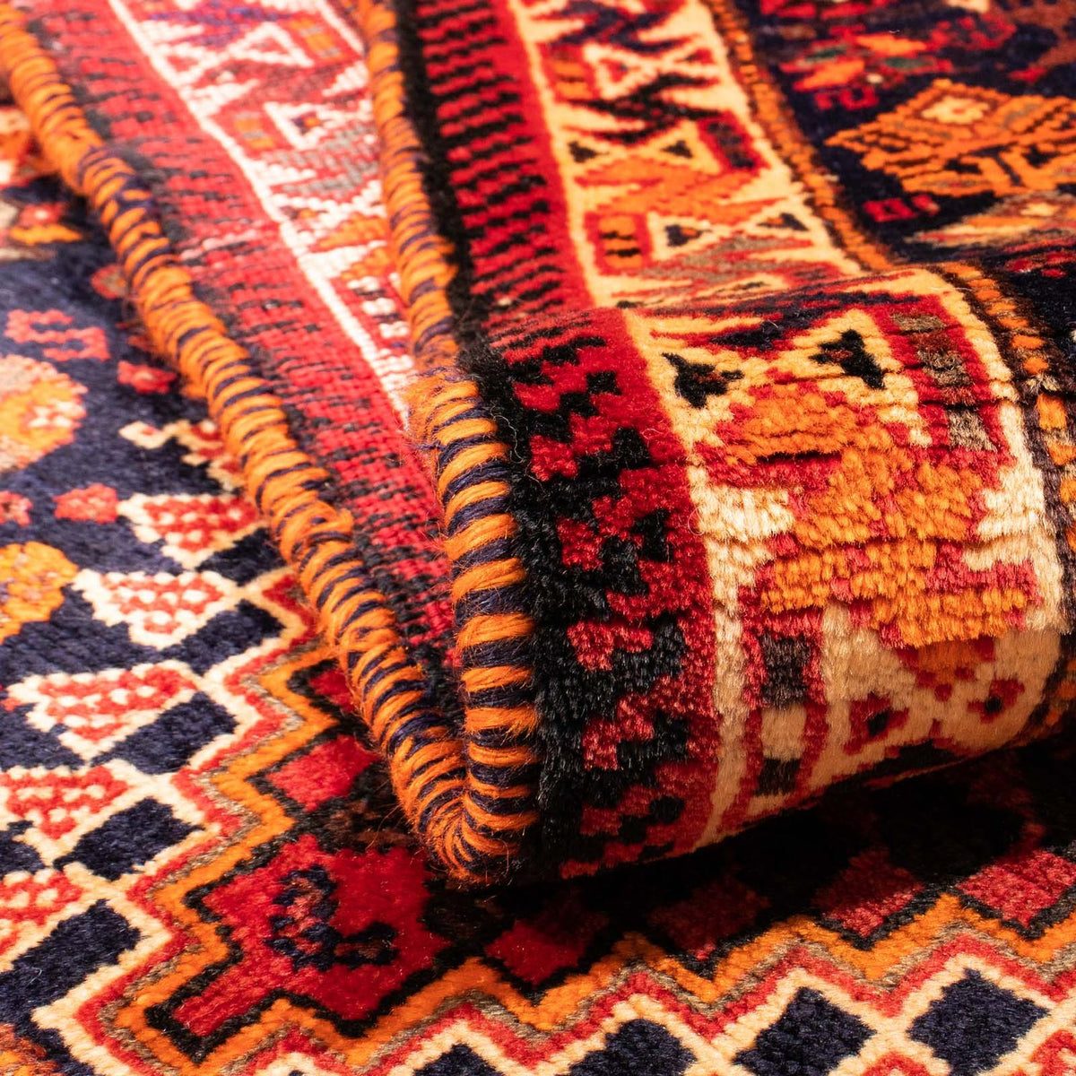 Perzisch Tapijt - Nomadisch - 165 x 115 cm - donkerrood