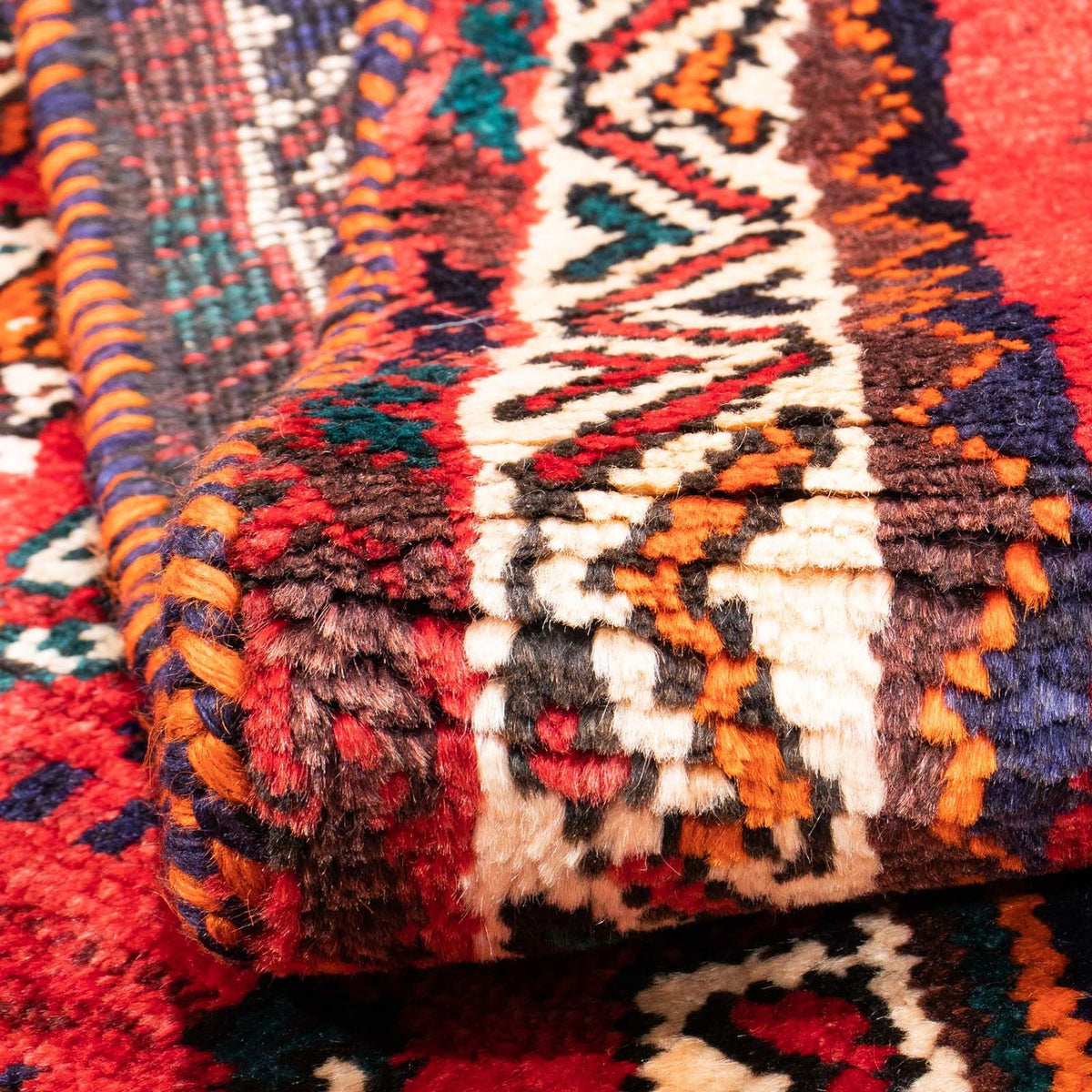 Perzisch Tapijt - Nomadisch - 170 x 117 cm - donkerrood