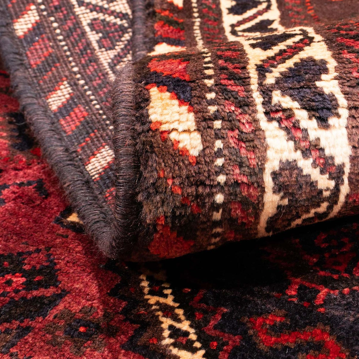 Perzisch Tapijt - Nomadisch - 160 x 112 cm - rood