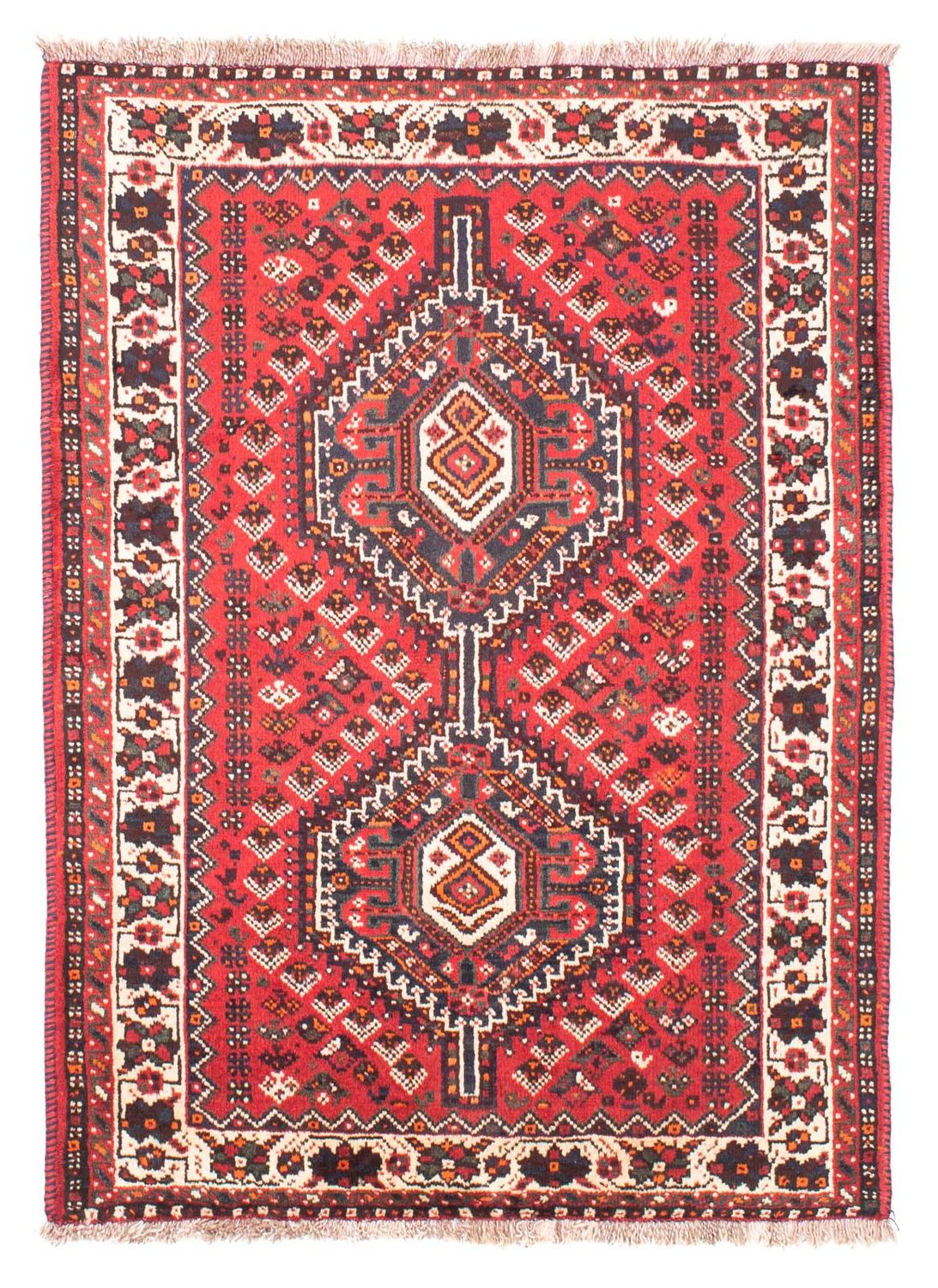 Perzisch Tapijt - Nomadisch - 155 x 110 cm - rood