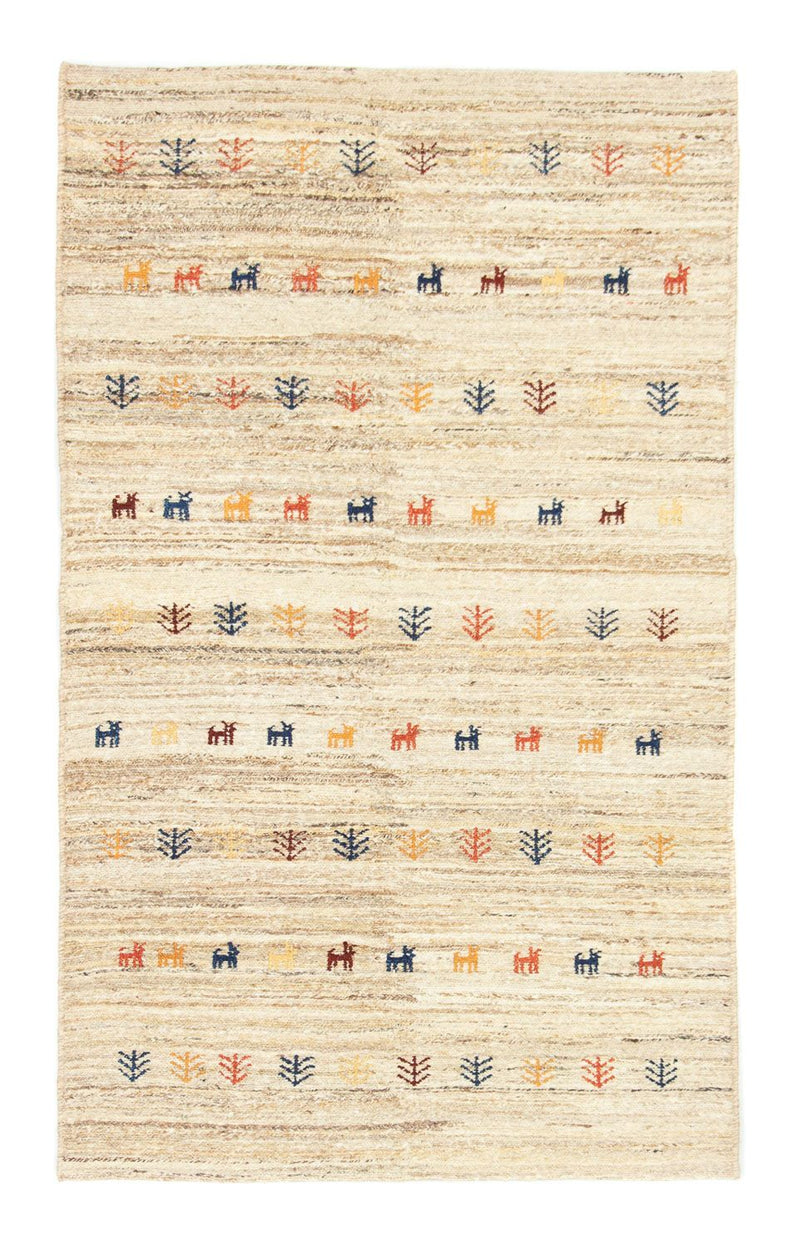 Gabbeh tapijt - Perzisch - 182 x 110 cm - beige