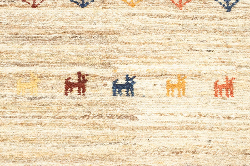 Gabbeh tapijt - Perzisch - 182 x 110 cm - beige