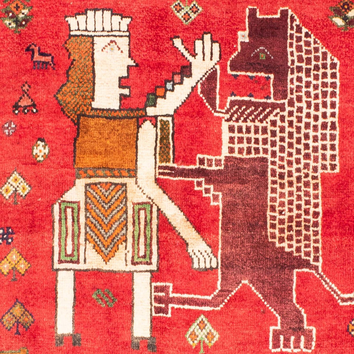 Perzisch Tapijt - Nomadisch - 172 x 130 cm - rood