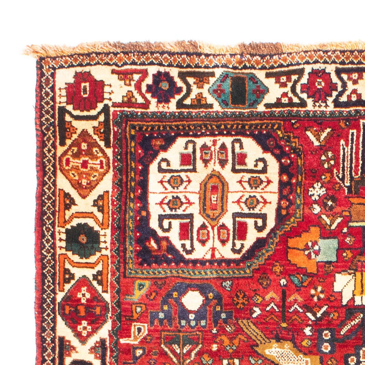 Perzisch Tapijt - Nomadisch - 170 x 130 cm - donkerrood