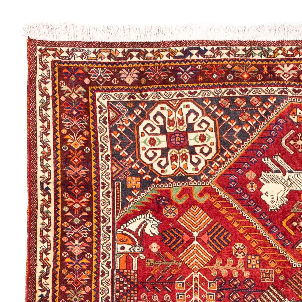 Perzisch Tapijt - Nomadisch - 258 x 165 cm - donkerrood