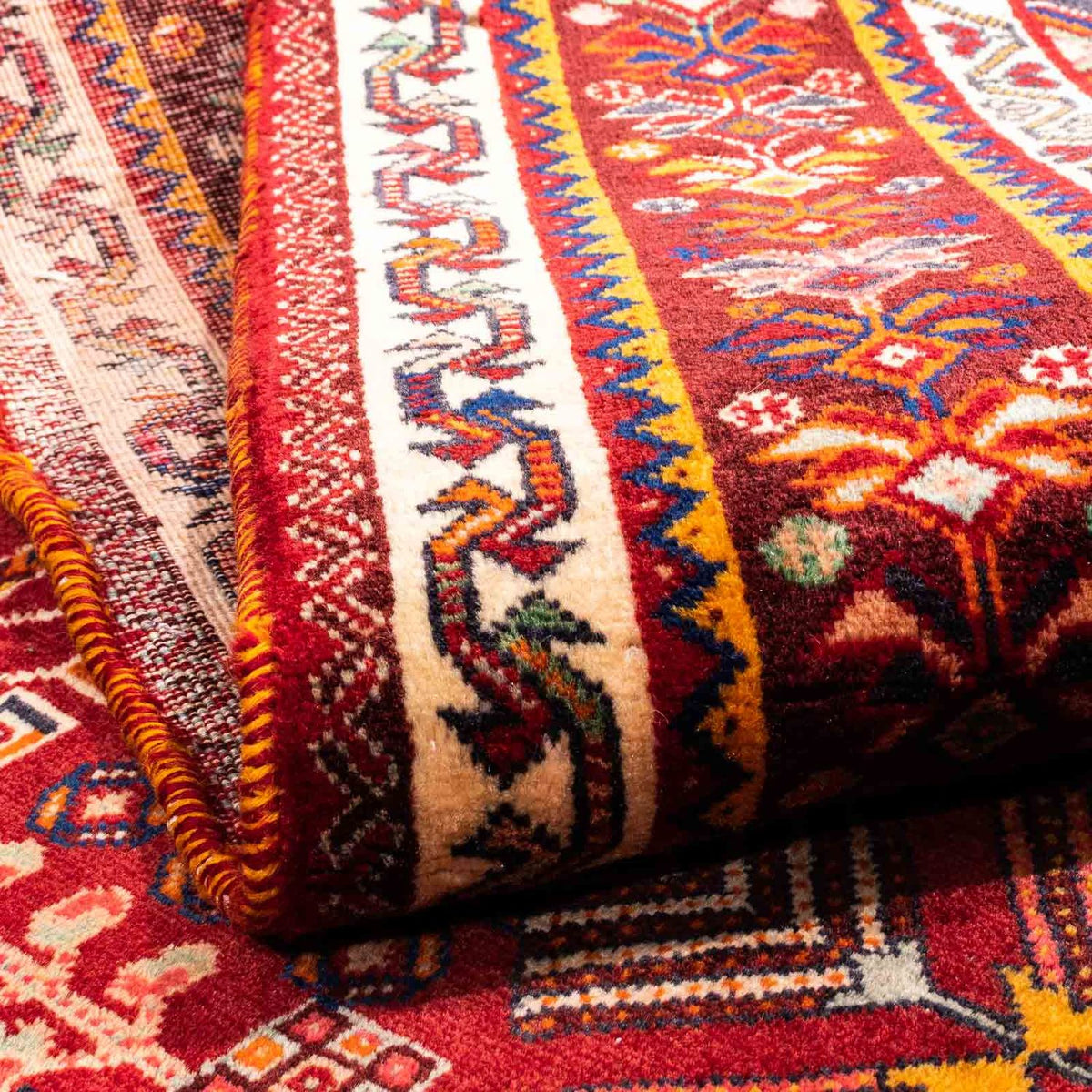 Perzisch Tapijt - Nomadisch - 258 x 165 cm - donkerrood