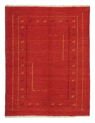 Gabbeh tapijt - Perzisch - 195 x 151 cm - rood