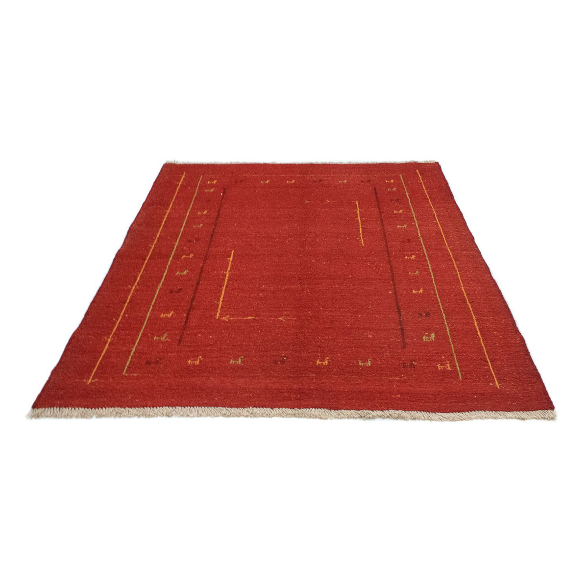 Gabbeh tapijt - Perzisch - 195 x 151 cm - rood