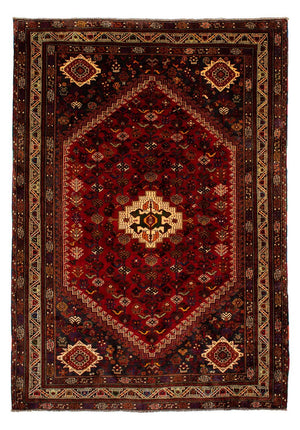 Perzisch Tapijt - Nomadisch - 295 x 210 cm - donkerrood