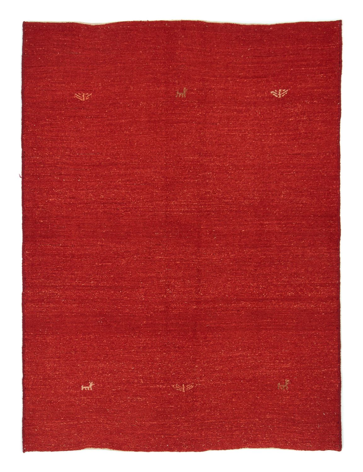 Gabbeh tapijt - Perzisch - 195 x 147 cm - rood