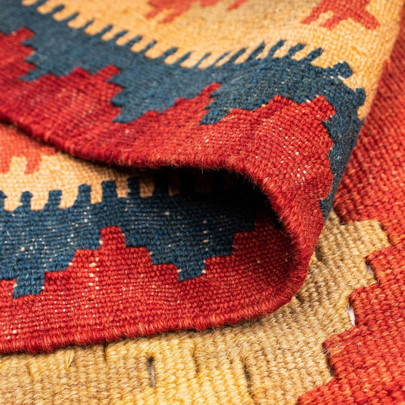 Kelim tapijt - Oosters - 190 x 120 cm - oranje