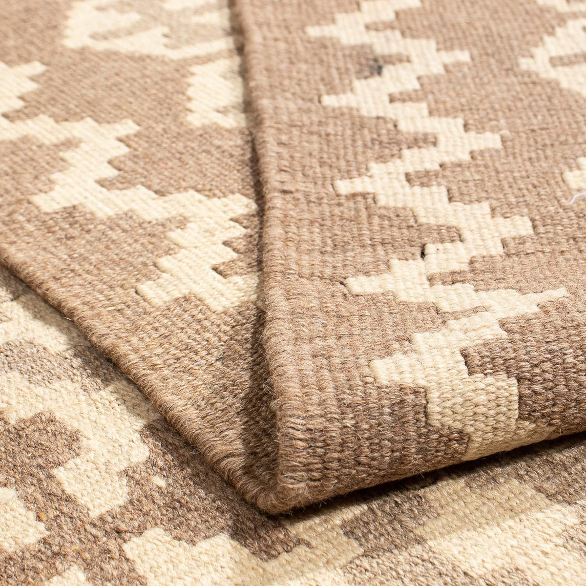 Kelim tapijt - Oosters - 211 x 153 cm - lichtbruin