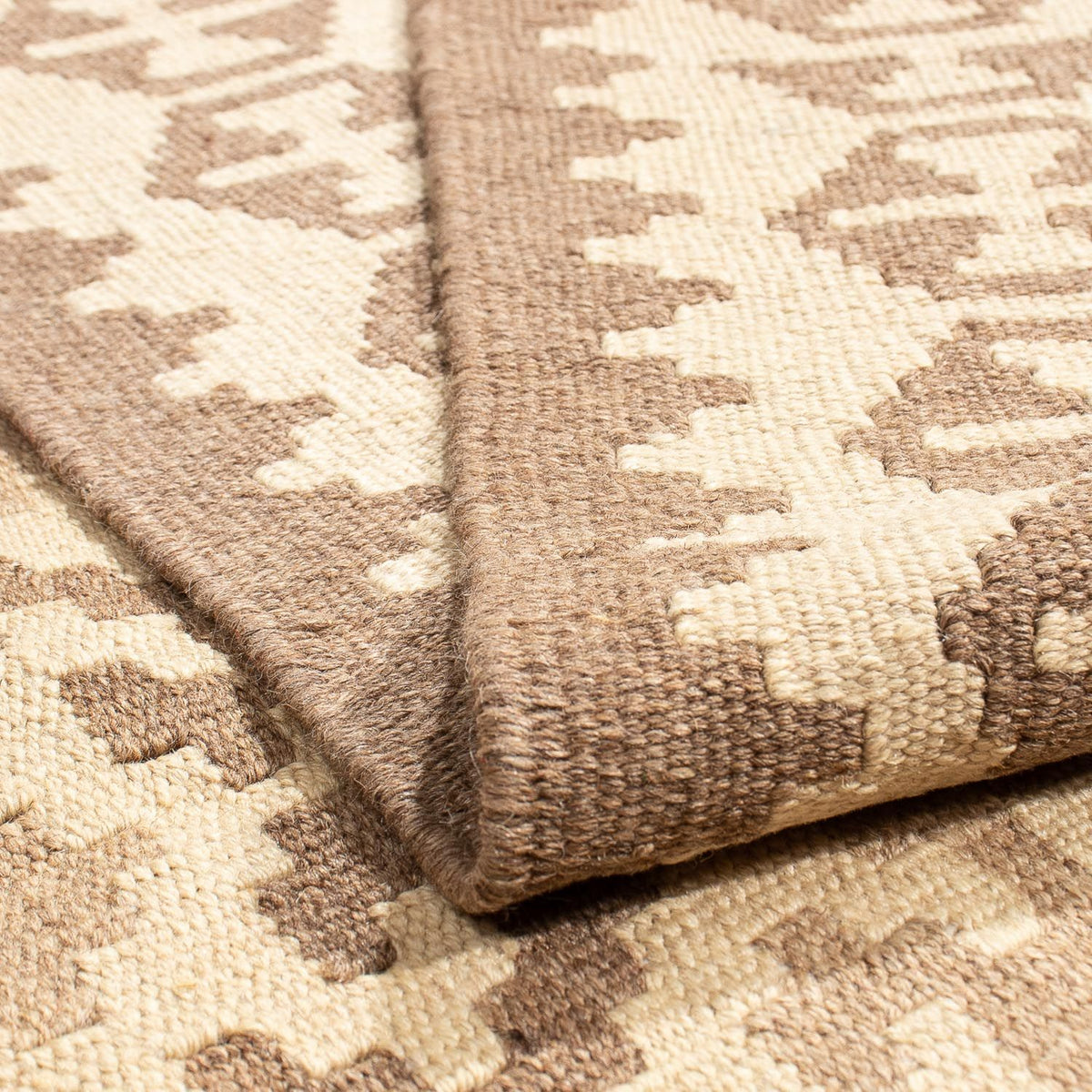 Kelim tapijt - Oosters - 205 x 153 cm - lichtbruin