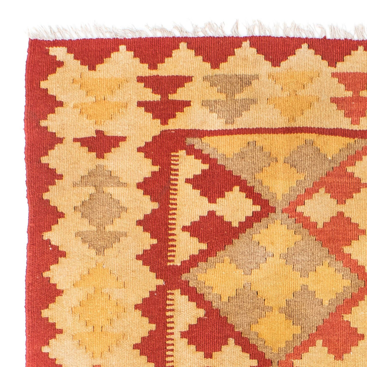 Kelim tapijt - Oosters - 182 x 125 cm - oranje