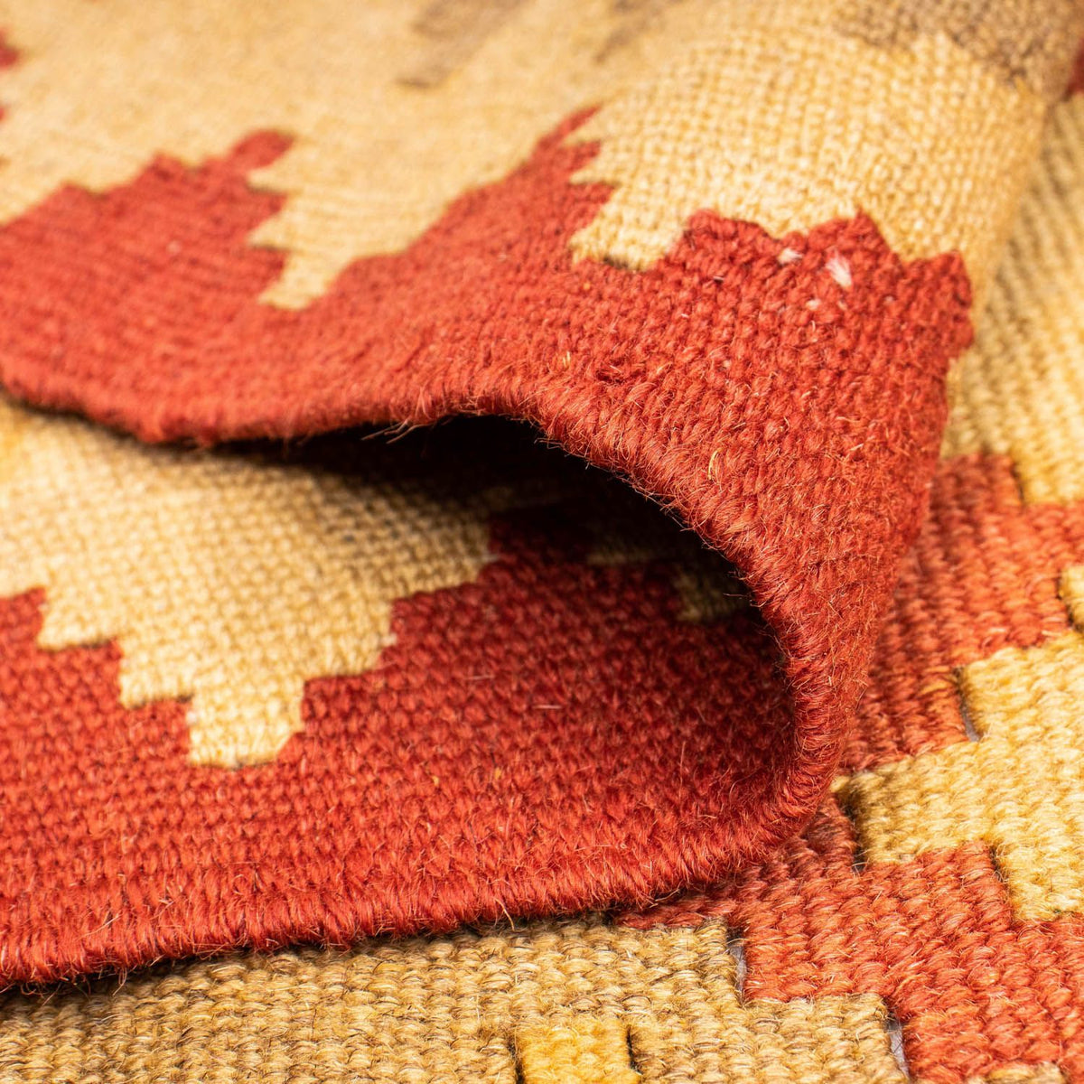 Kelim tapijt - Oosters - 182 x 125 cm - oranje