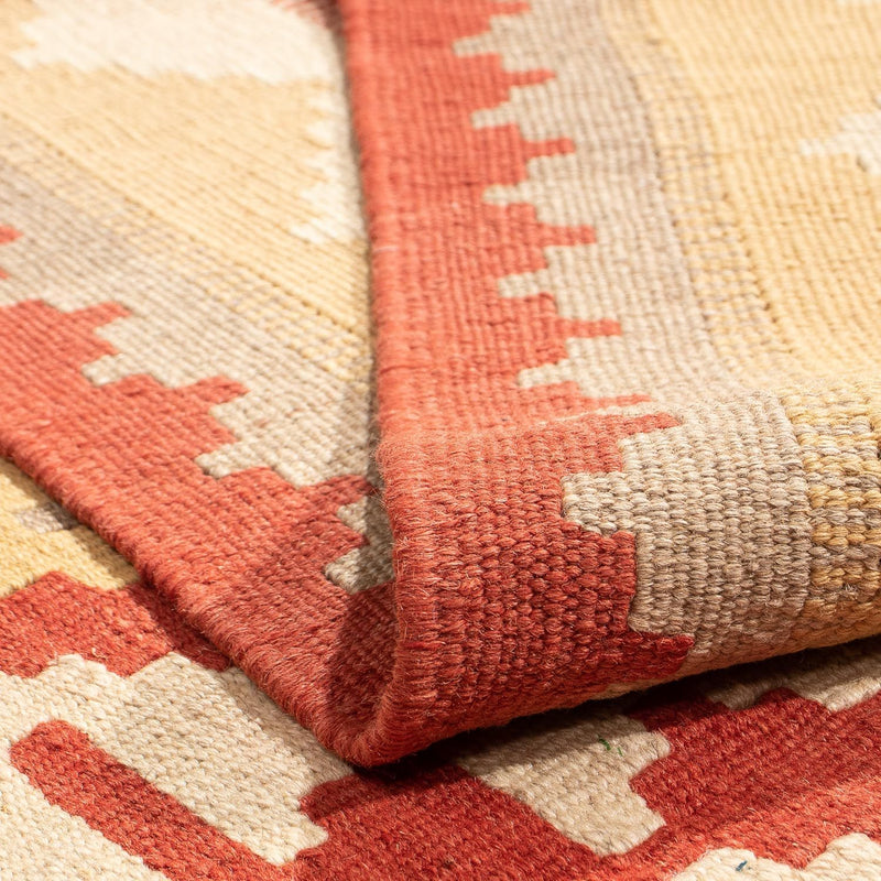 Kelim tapijt - Oosters - 198 x 150 cm - rood