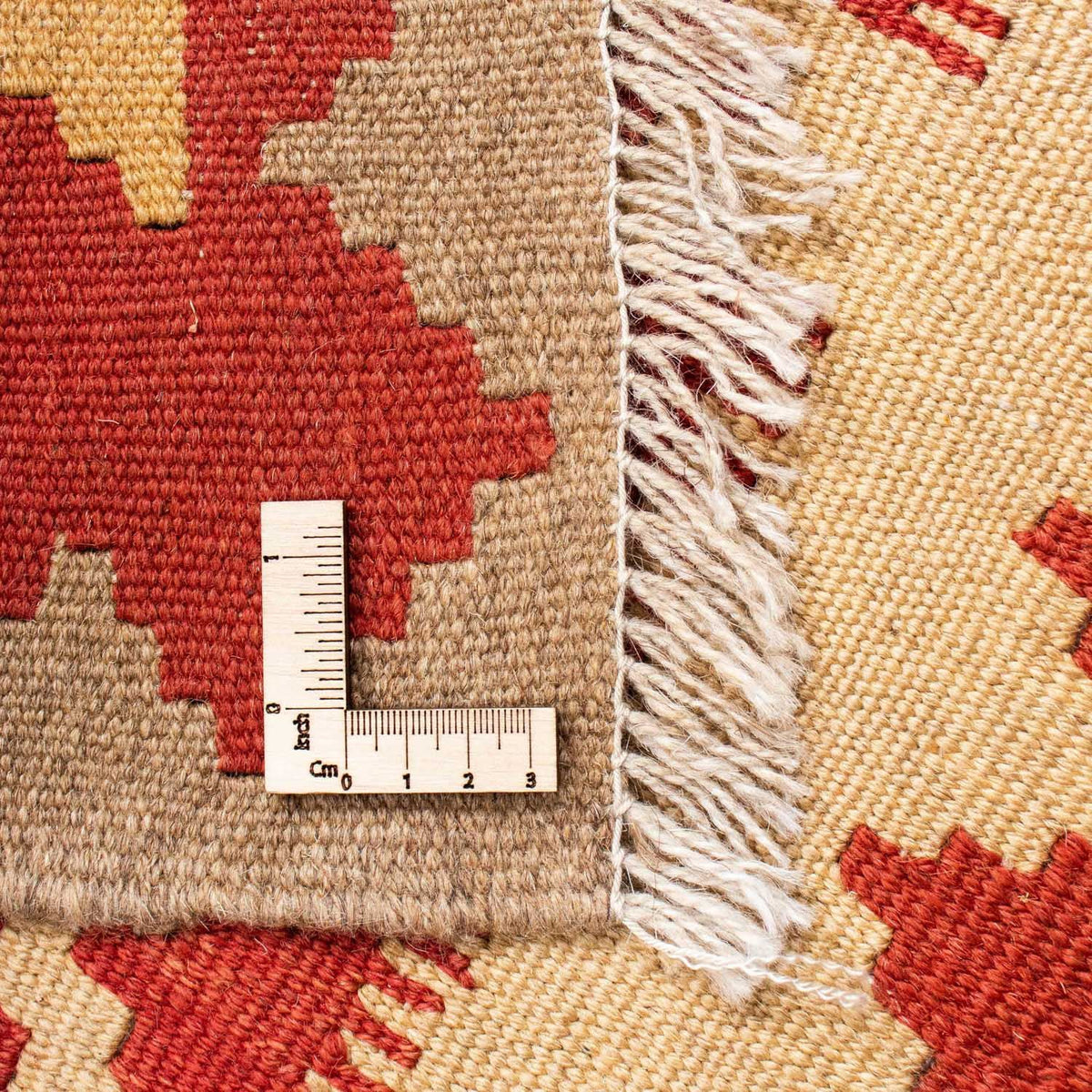 Kelim tapijt - Oosters - 190 x 148 cm - oranje