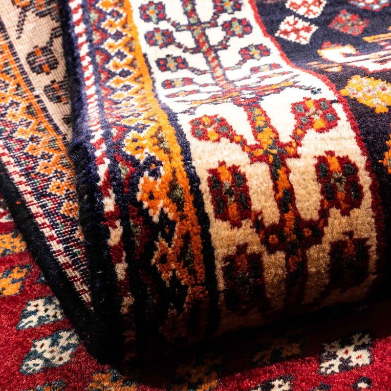 Perzisch Tapijt - Nomadisch - 247 x 150 cm - donkerrood