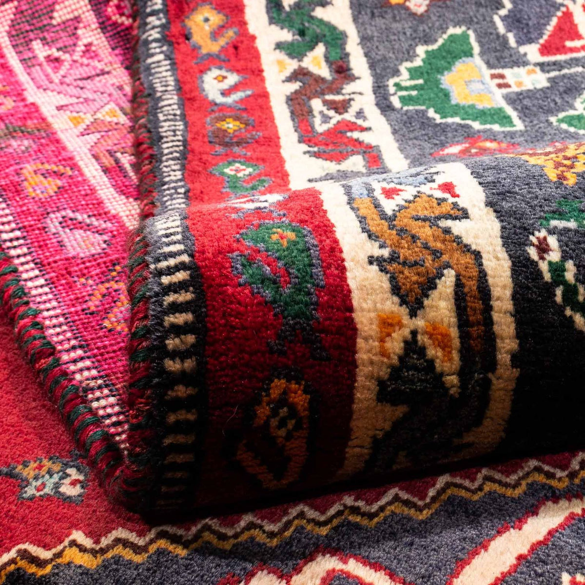 Perzisch Tapijt - Nomadisch - 271 x 170 cm - donkerrood