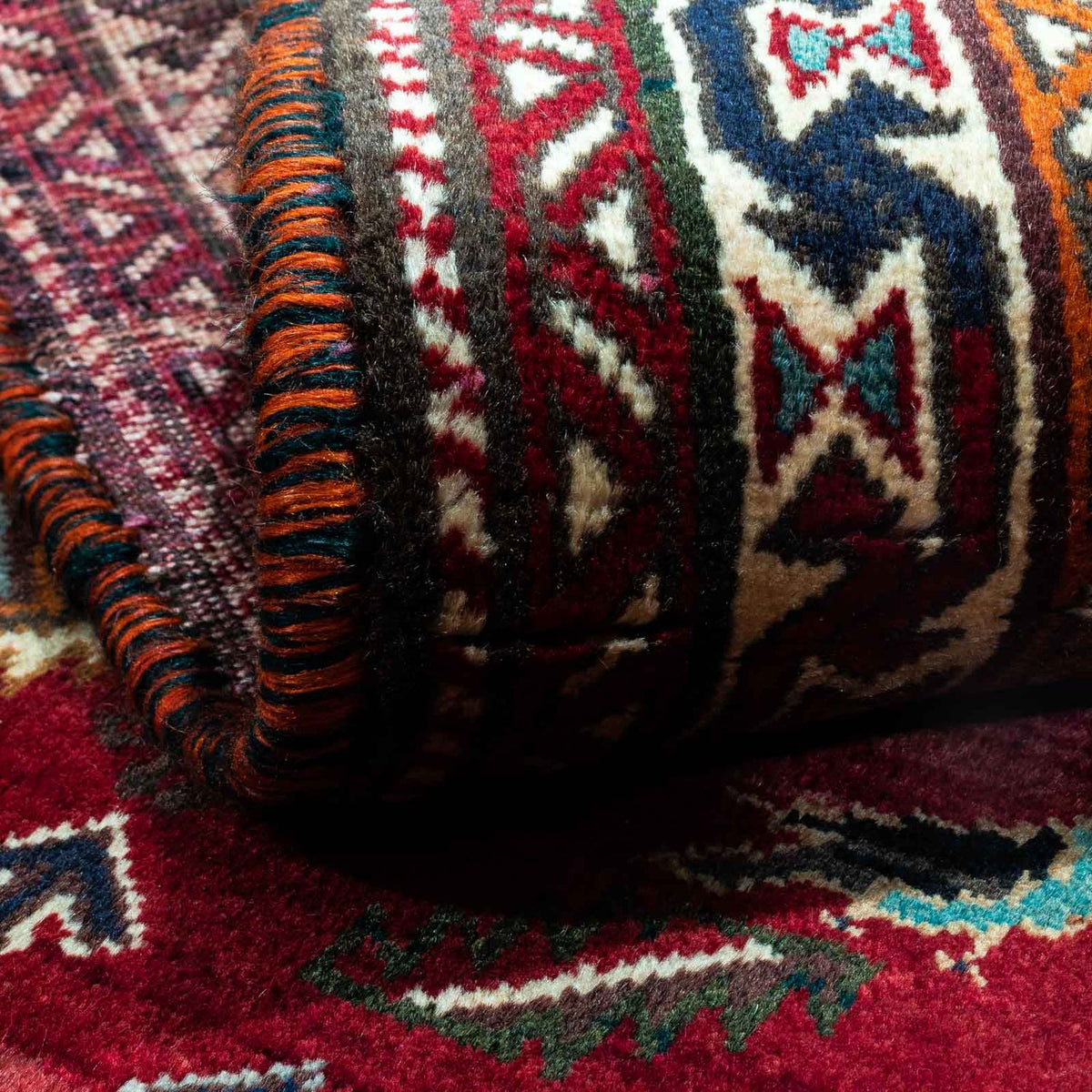 Perzisch Tapijt - Nomadisch - 270 x 175 cm - donkerrood