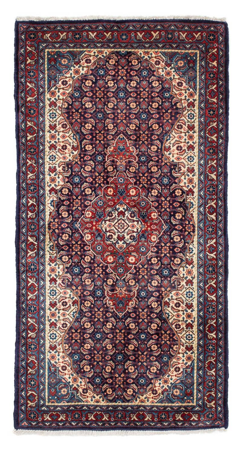 Perzisch Tapijt - Nomadisch - 135 x 67 cm - donkerblauw
