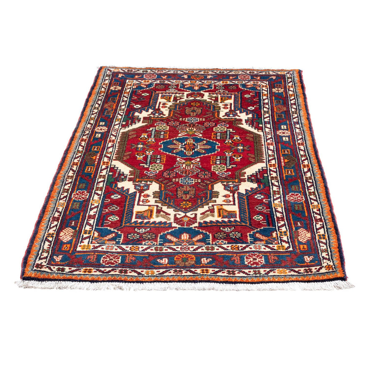 Perzisch Tapijt - Nomadisch - 130 x 87 cm - rood