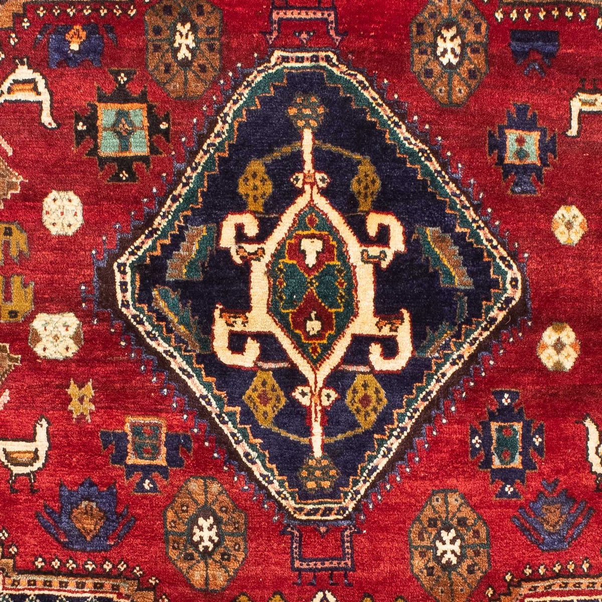 Perzisch Tapijt - Nomadisch - 190 x 120 cm - donkerrood