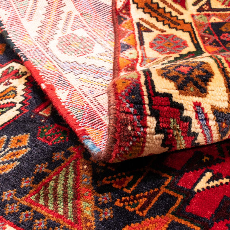 Perzisch Tapijt - Nomadisch - 162 x 130 cm - donkerrood