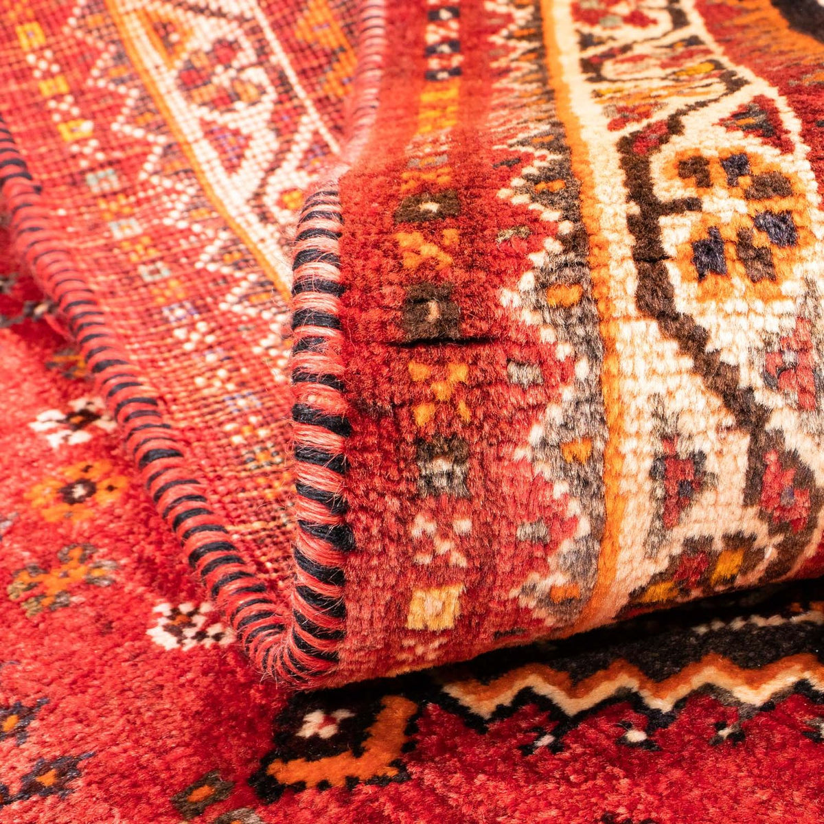 Perzisch Tapijt - Nomadisch - 158 x 118 cm - donkerrood