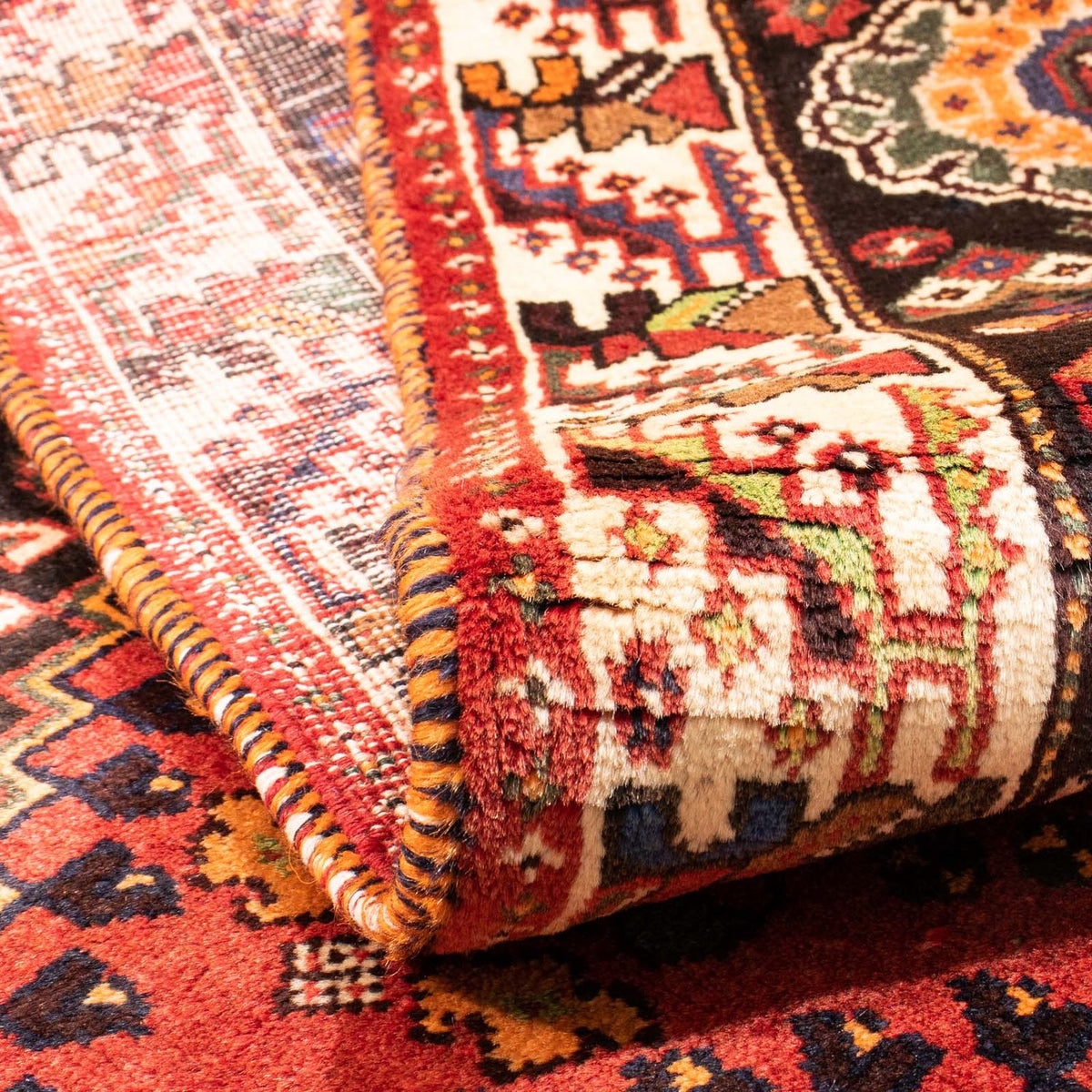 Perzisch Tapijt - Nomadisch - 166 x 110 cm - donkerrood