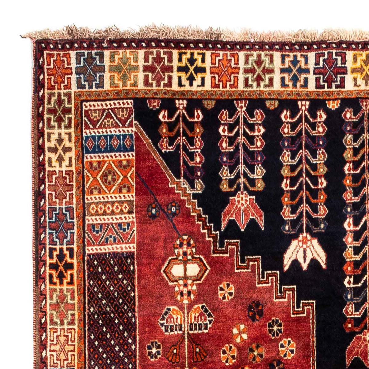 Perzisch Tapijt - Nomadisch - 270 x 175 cm - donkerrood