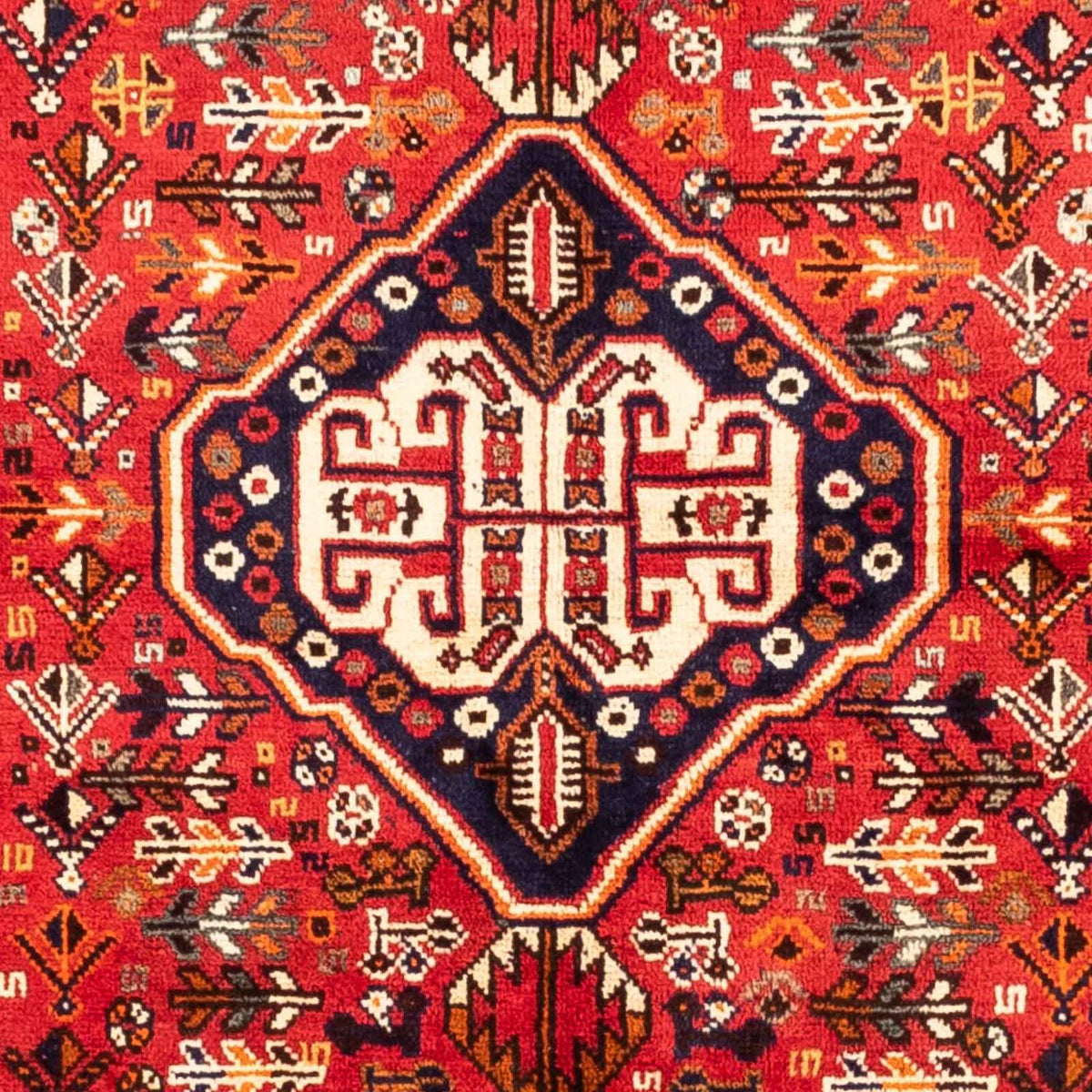 Perzisch Tapijt - Nomadisch - 250 x 155 cm - donkerrood