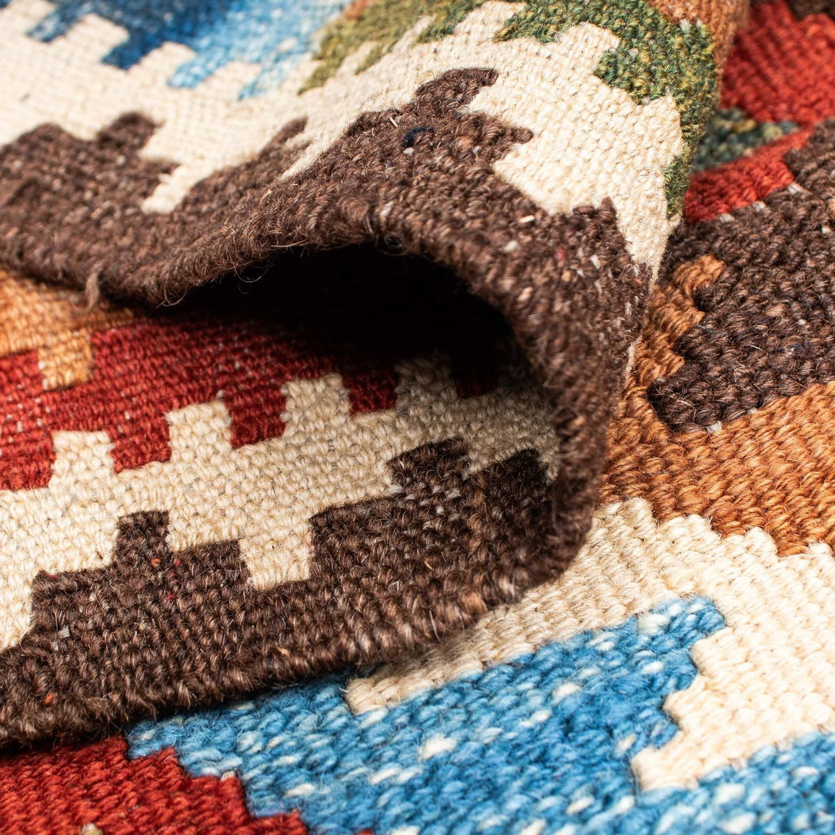 Kelim tapijt - Oosters - 201 x 102 cm - veelkleurig