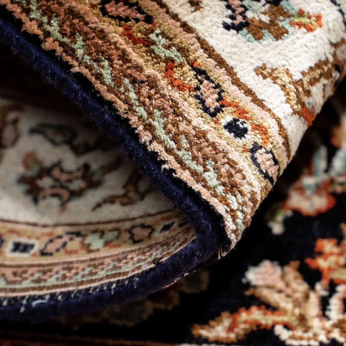 Perzisch tapijt - Klassiek - 94 x 66 cm - donkerblauw