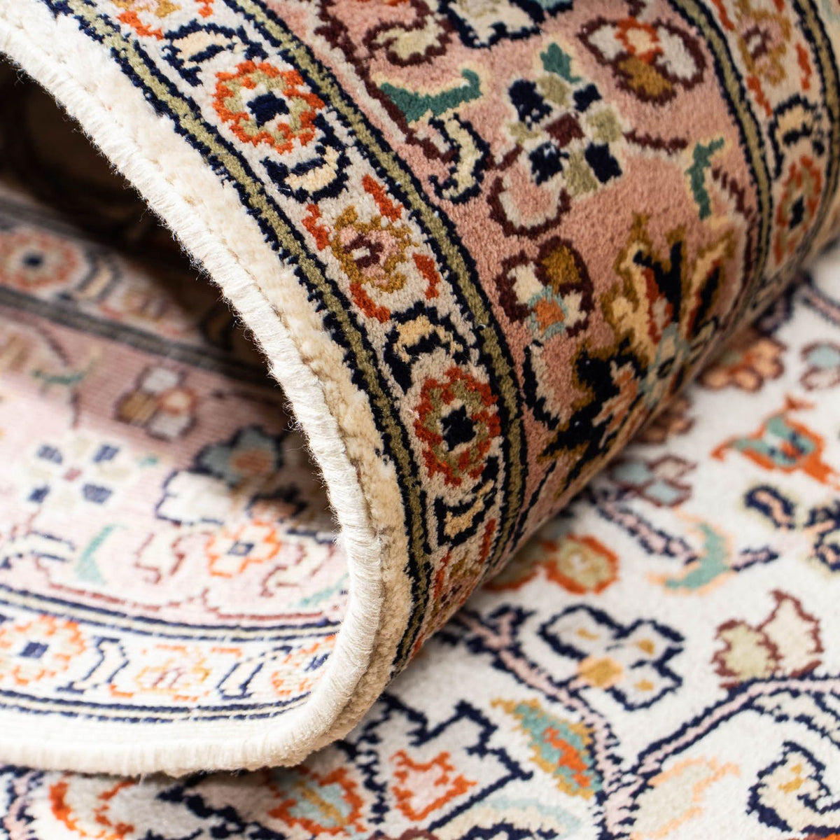 Loper Perzisch tapijt - Klassiek - 186 x 64 cm - beige