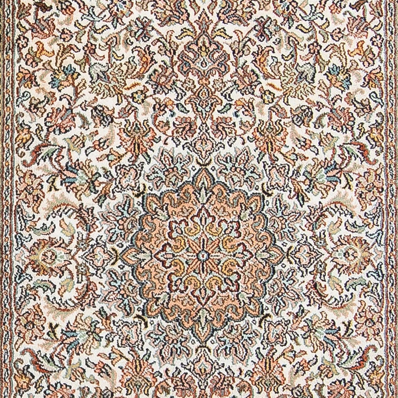 Loper Zijden tapijt - Kashmir Silk - 316 x 81 cm - beige