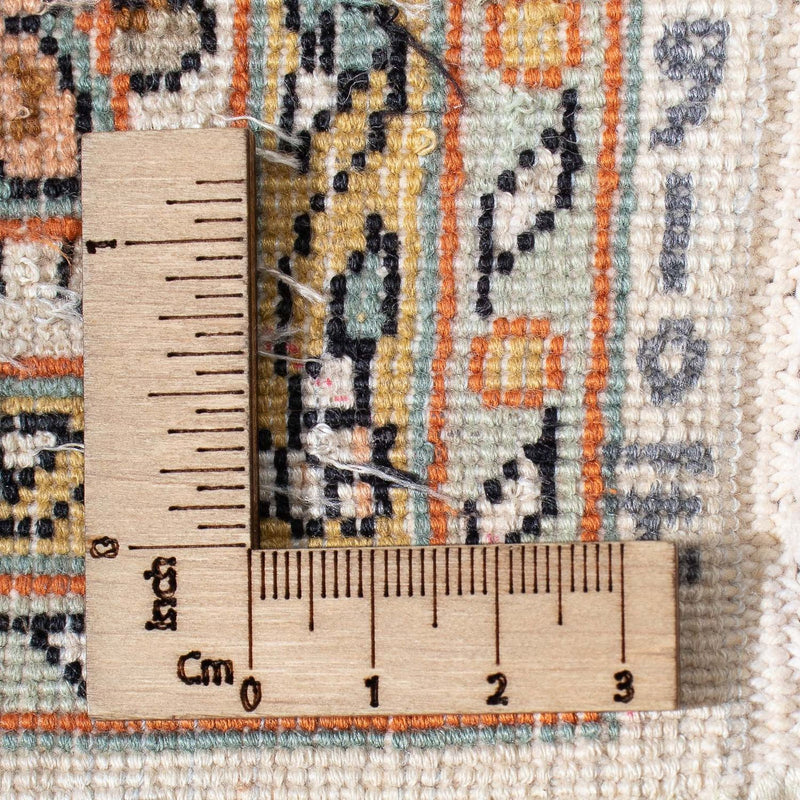 Loper Zijden tapijt - Kashmir Silk - 316 x 81 cm - beige