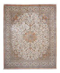 Zijden tapijt - Kashmir Silk - 304 x 241 cm - beige