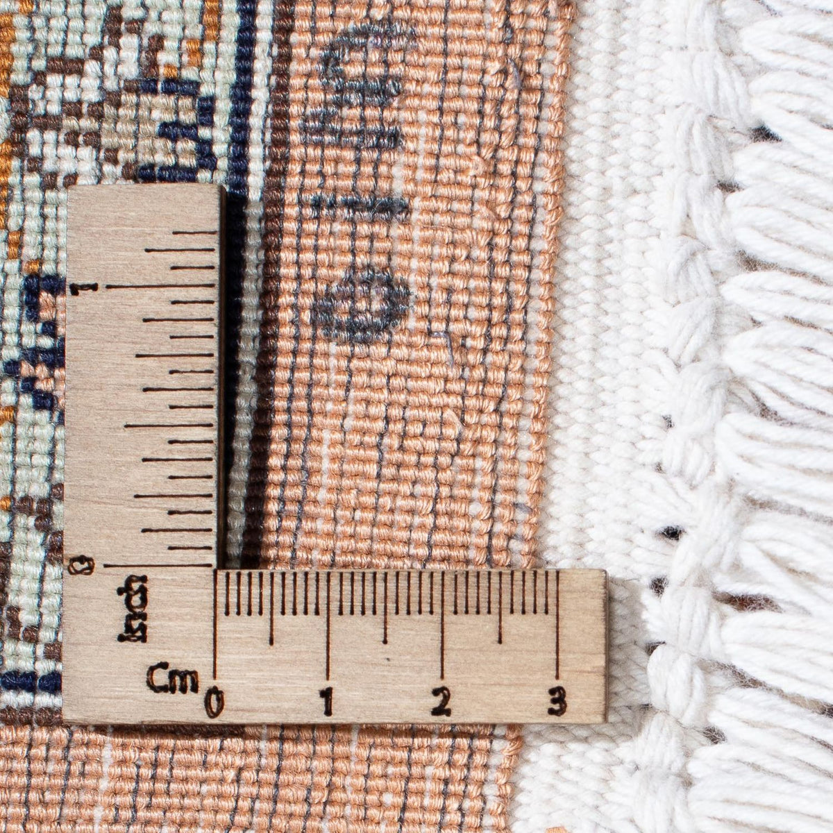 Zijden tapijt - Kashmir Silk - 304 x 241 cm - beige