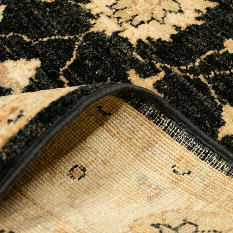 Ziegler tapijt - 155 x 91 cm - zwart