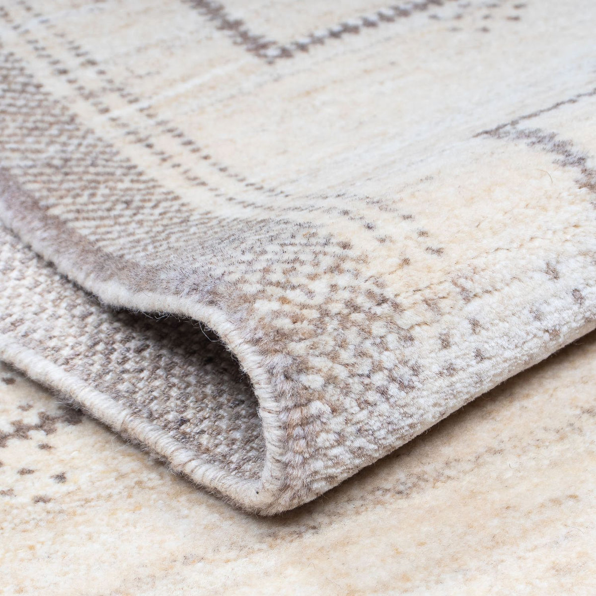 Loper Gabbeh Tapijt - Loribaft Perzisch - 345 x 75 cm - beige