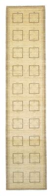 Loper Gabbeh tapijt - Perzisch - 345 x 75 cm - beige