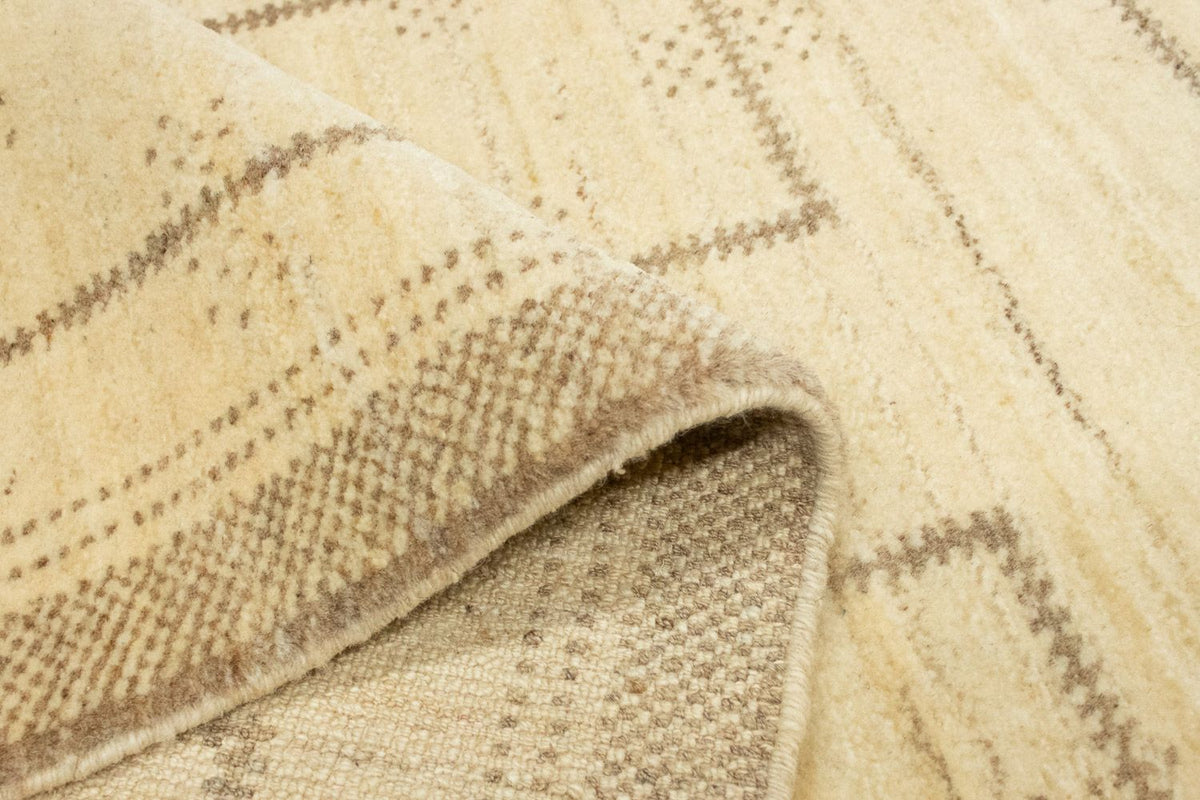 Loper Gabbeh tapijt - Perzisch - 345 x 75 cm - beige