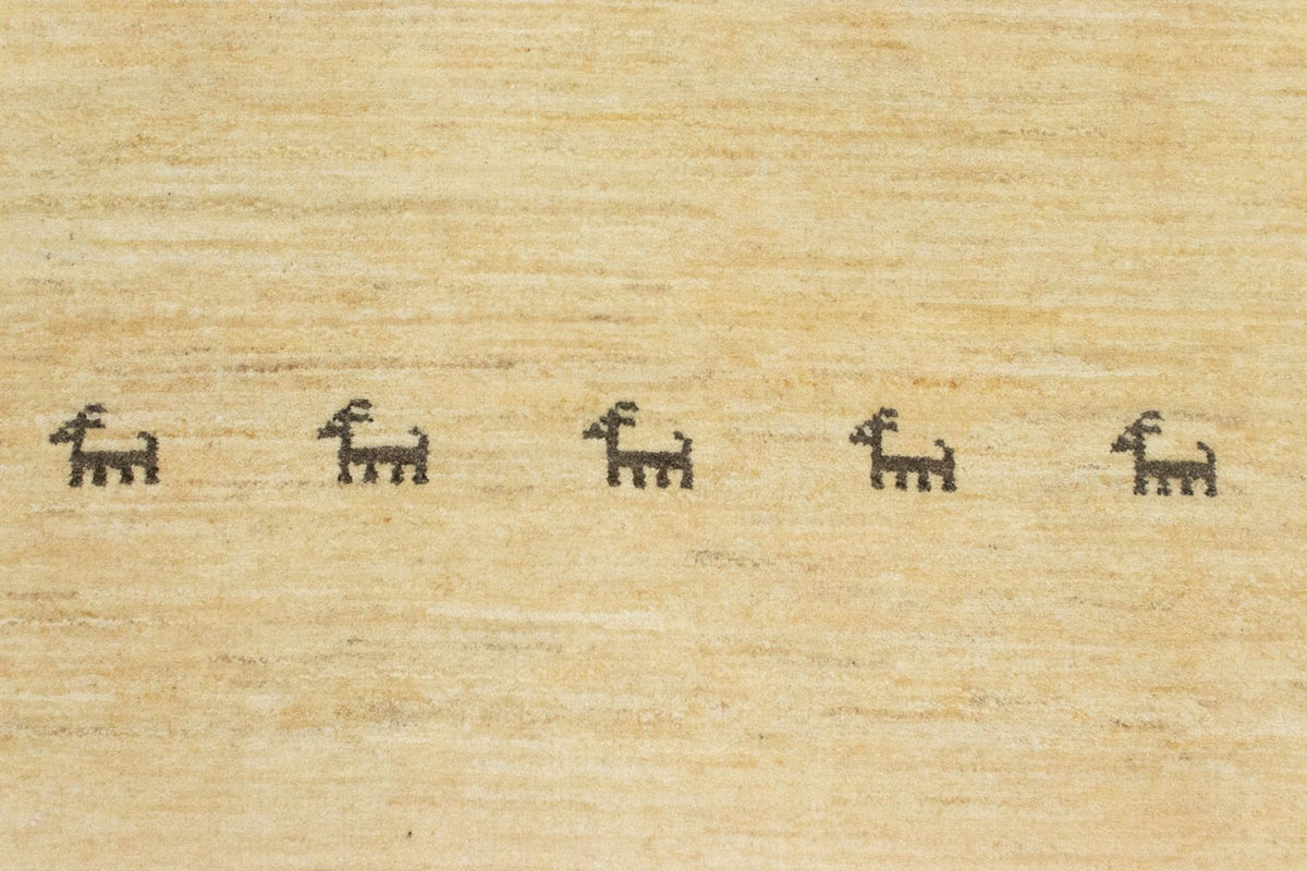 Loper Gabbeh tapijt - Perzisch - 334 x 83 cm - beige