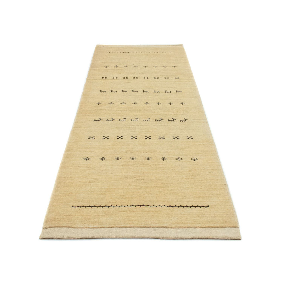 Loper Gabbeh tapijt - Perzisch - 255 x 85 cm - veelkleurig