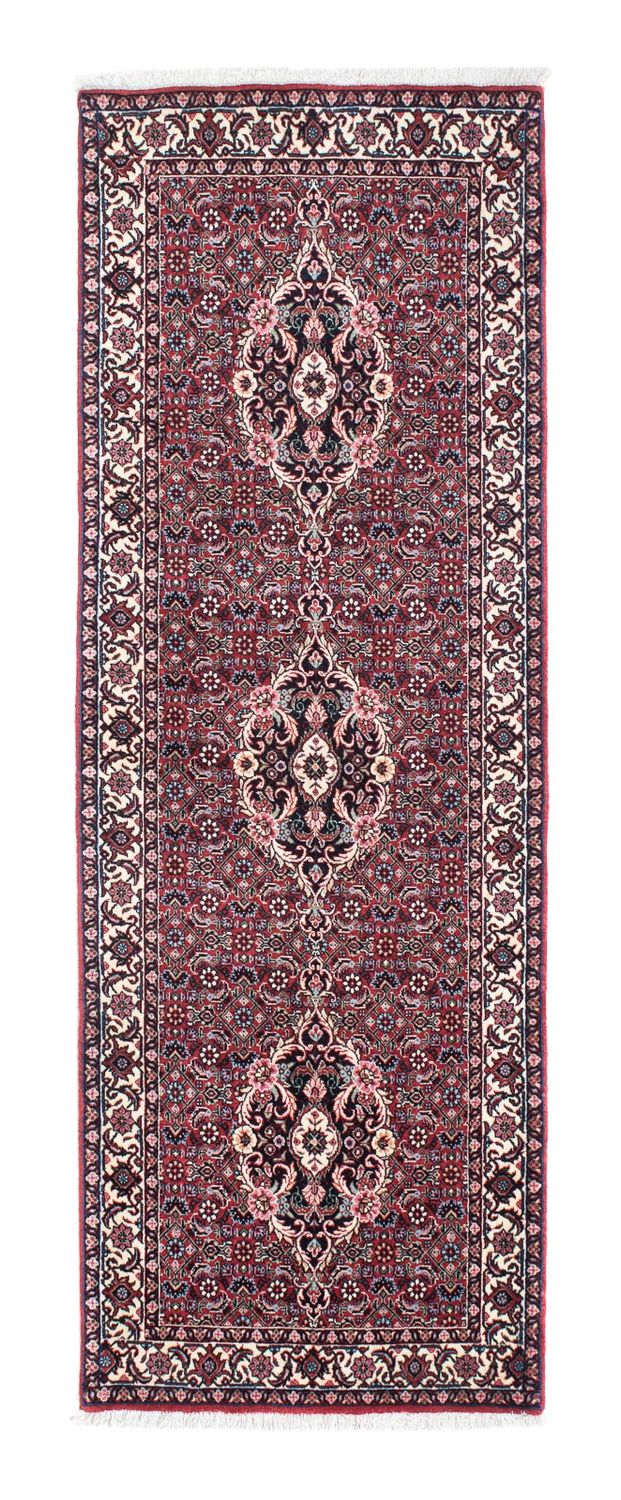 Loper Perzisch tapijt - Bijar - 211 x 72 cm - licht rood