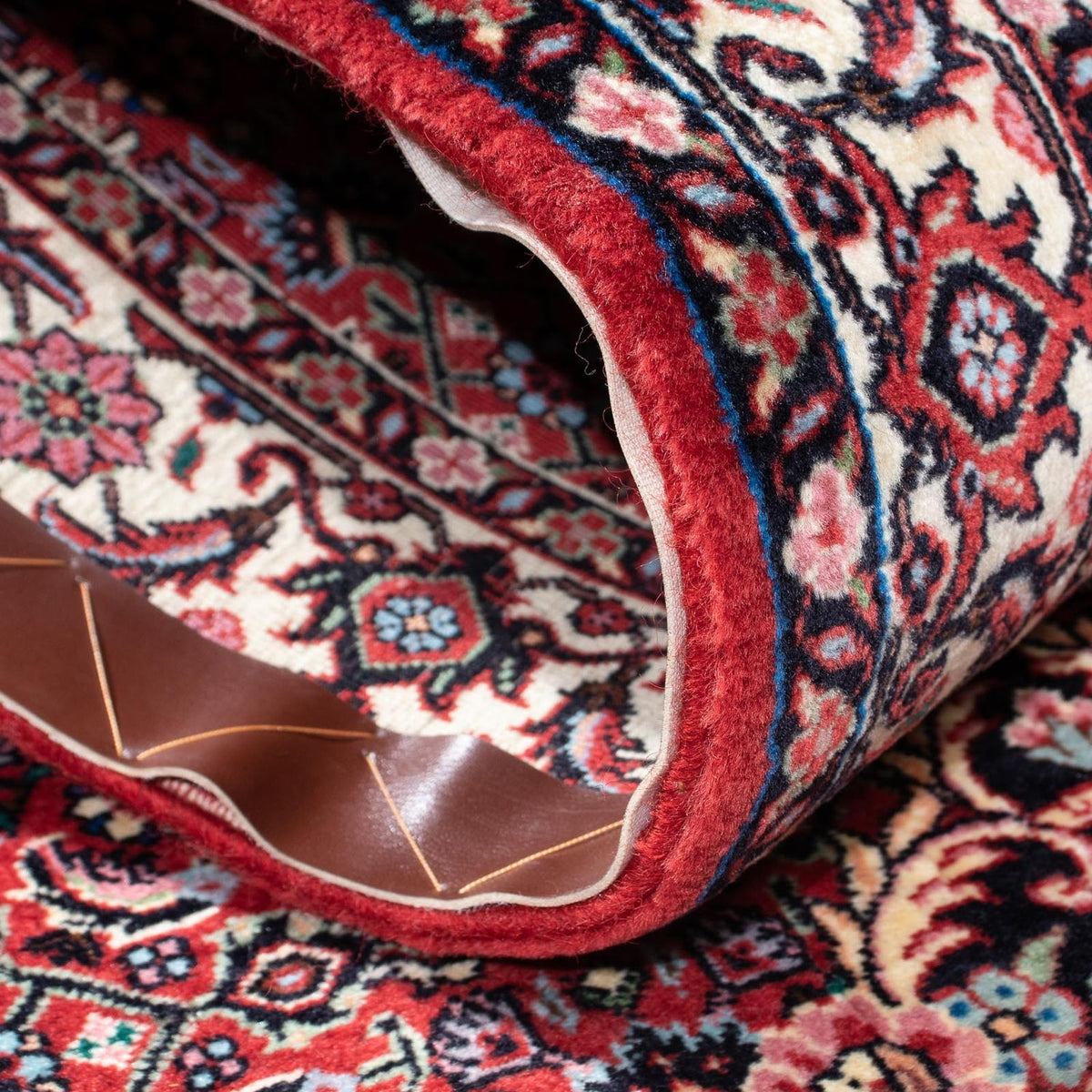 Loper Perzisch tapijt - Bijar - 211 x 72 cm - licht rood