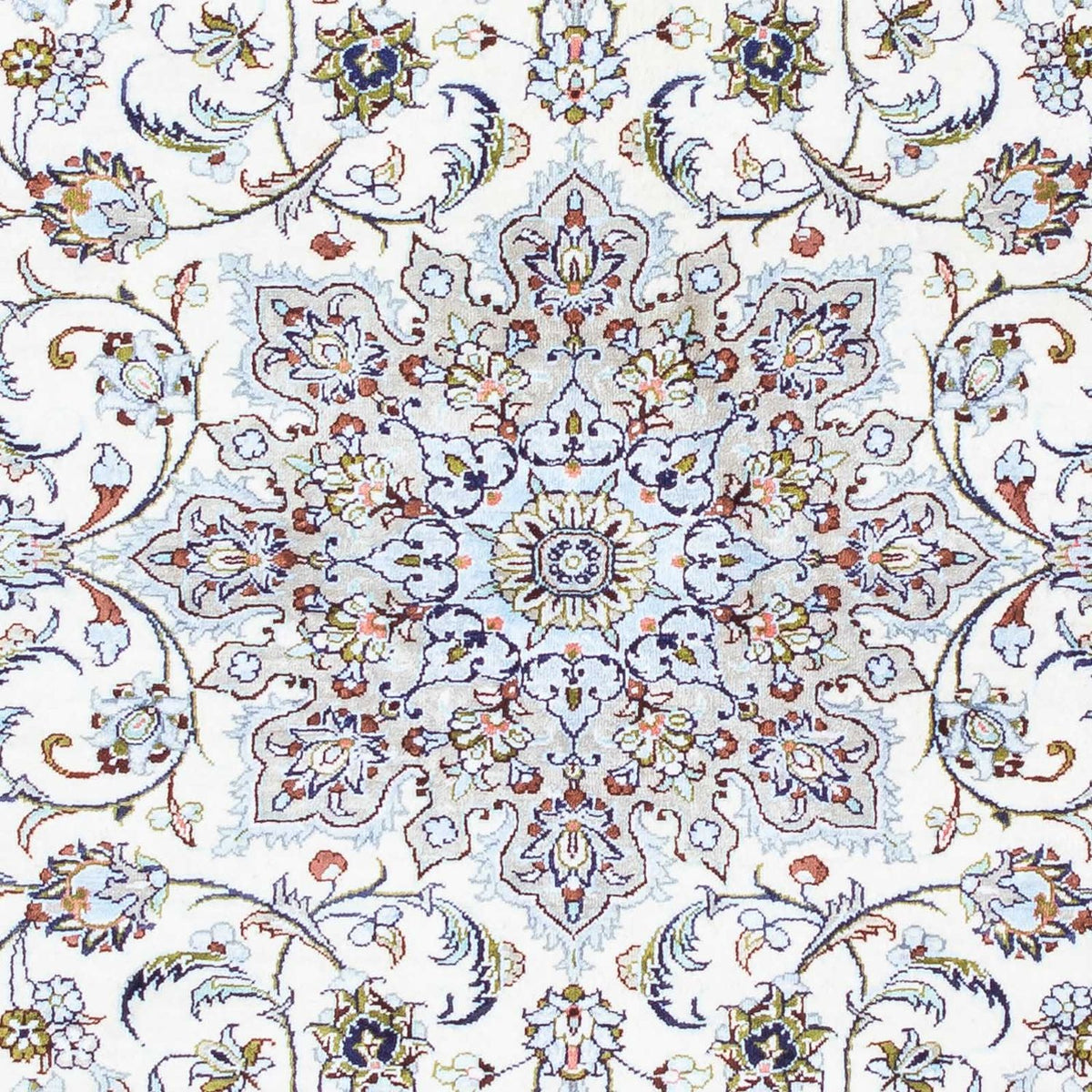 Perzisch tapijt - Ghom - 121 x 80 cm - beige