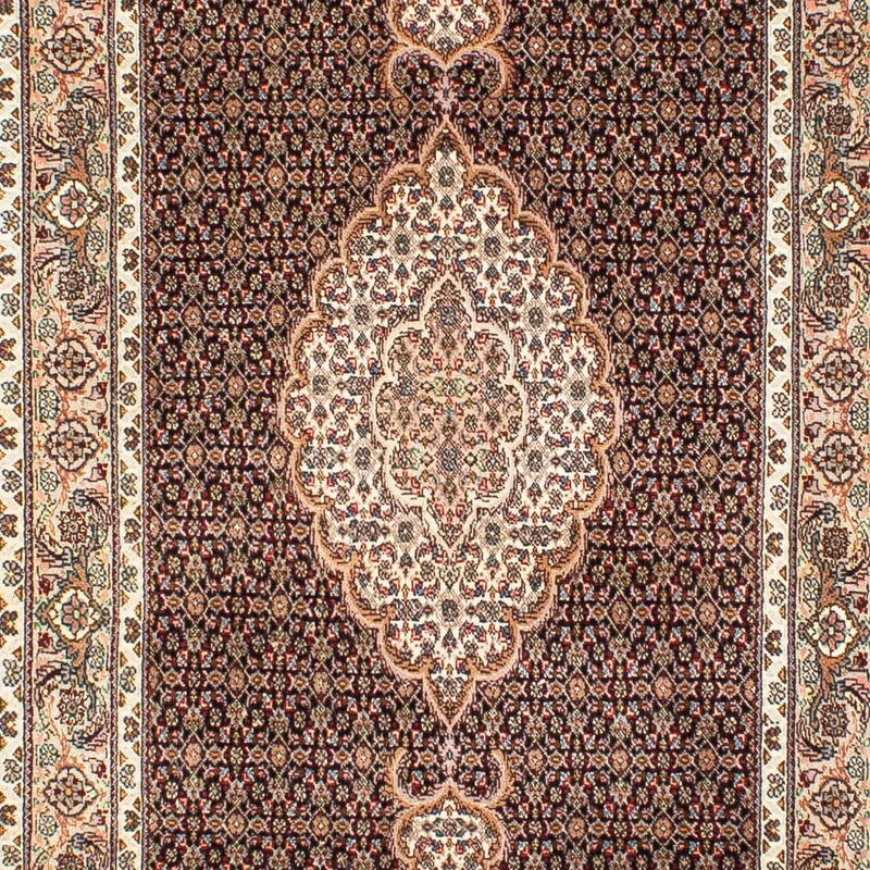 Loper Perzisch tapijt - Tabriz - 302 x 82 cm - donkerblauw