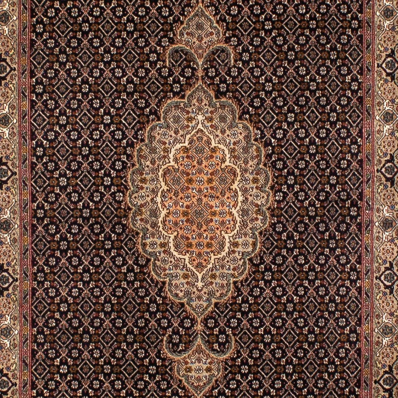 Loper Perzisch tapijt - Tabriz - 295 x 77 cm - donkerblauw